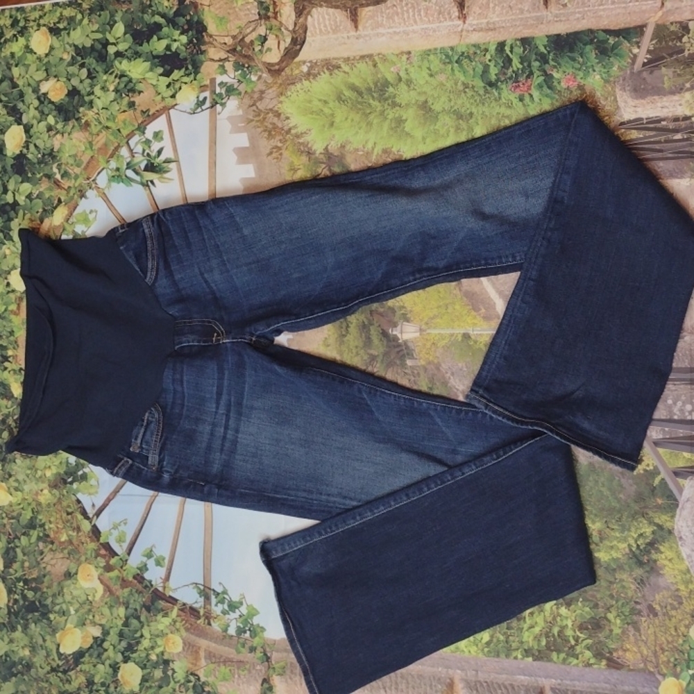 7 FOR ALL MANKIND - a pea in the pod secret fit belly maternity jeans size 27 - Picture 1 of 5